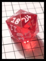 Dice : Dice - 24D - Gamescience Red Transparent - FA collection buy Dec2010